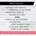 editable custom printable ADA law cards